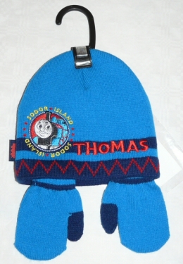 Thomas Knitted Hat and Mitts Set